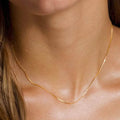 10K Solid Yellow Gold Box Chain by DailySale
