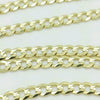 10K Solid Yellow Gold Cuban Chain 2.6mm Necklace