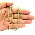 10K Solid Yellow Gold Cuban Chain 2.6mm Necklace by DailySale
