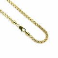 10K Solid Yellow Gold Round Box Chain Necklace - 2.5mm by DailySale