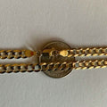 10k Yellow Gold 5MM Curb Chain Cuban Link Necklace 16"-30" Made In Italy by DailySale