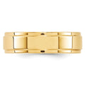 10k Yellow Gold 6mm Wedding Band for Men and Women by Fine Color Jewels