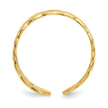 10K Yellow Gold Celtic Toe Ring by Fine Color Jewels