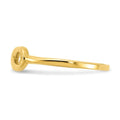 10K Yellow Gold Infinity Ring by Fine Color Jewels