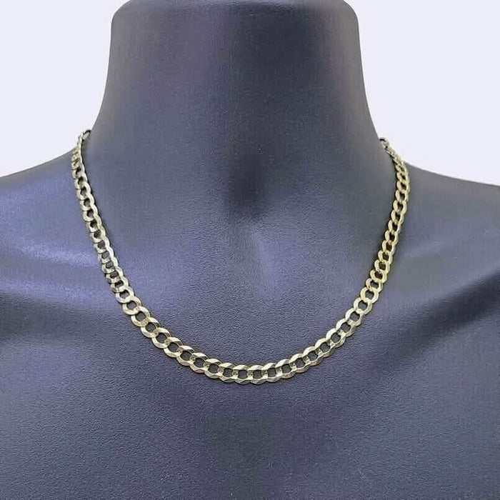 10K Yellow Gold Miami Cuban Curb Link Chain 6mm Necklace by DailySale
