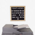 10"x10" Double Sided Black and Gray Felt Letter Board by DailySale