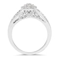 0.25 Carat Genuine White Diamond 14K White Gold Ring (E-F Color, SI Clarity) by Bids.com