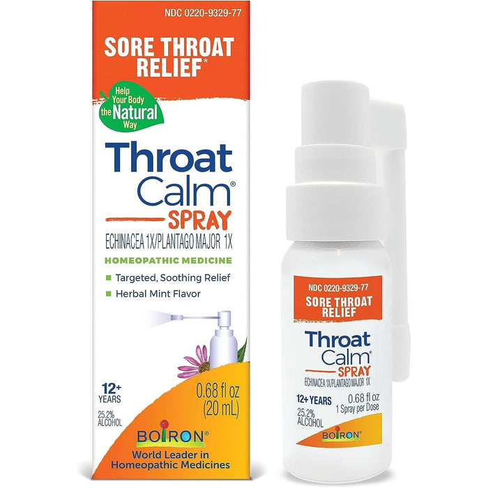 Boiron® ThroatCalm® Spray – Sore Throat Relief 0.68oz by Pasteur Pharmacy