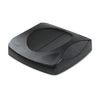 Rubbermaid Swing Top Lid for Untouchable Recycling Center, 16" Square, Black