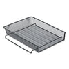Rolodex Mesh Stackable Front Load Tray, 1 Section, Letter Size Files, 8.5" x 11", Black