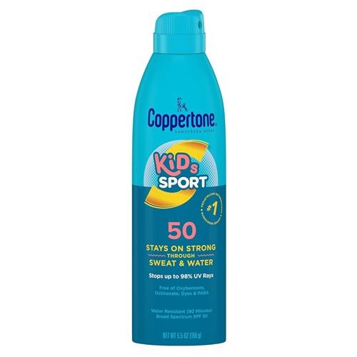 Coppertone Spf#50 Kids Sport Spray 5.5oz (18245) 6 Or More=Unit Price $9.38 Case Pack Info: 12 Units by Pasteur Pharmacy