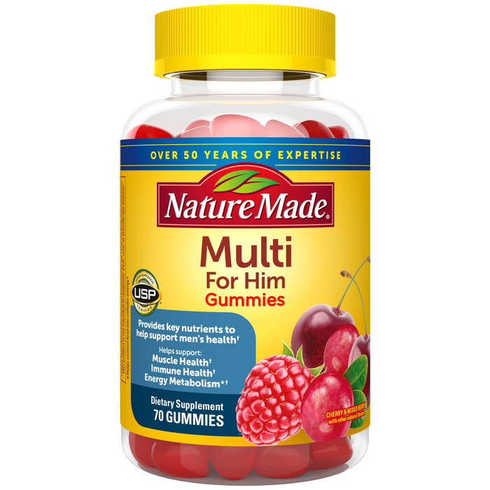 Nature Made For Him Multivitamin Gummies - 70ct by Pasteur Pharmacy