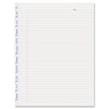 Blueline MiracleBind Ruled Paper Refill Sheets for all MiracleBind Notebooks and Planners, 11 x 9.06, White/Blue Sheets, Undated