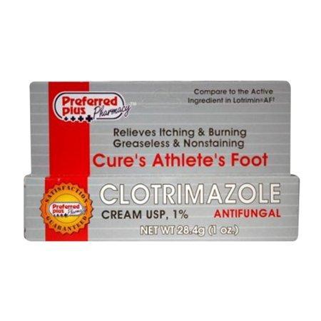 Clotrimazole Preferred Plus Antifungal Cream 1 Percent, 1 Oz by Pasteur Pharmacy