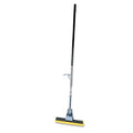 Rubbermaid Steel Sponge Mop, 12" Wide Yellow Cellulose Sponge Head, Bronze Steel Handle