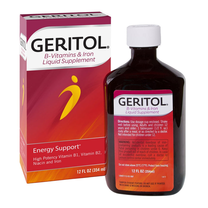 Geritol Liquid Vitamin And Iron Energy Support Supplement by Pasteur Pharmacy