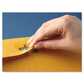 Quality Park Postage Saving ClearClasp Kraft Envelope, #90, Cheese Blade Flap, ClearClasp Closure, 9 x 12, Brown Kraft, 100/Box