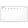 Quartet Magnetic Dry-Erase Calendar, 18 x 30, White Surface, Silver Aluminum Frame