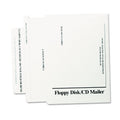 Quality Park Disk/CD Foam-Lined Mailers for CDs/DVDs, Square Flap, Redi-Strip Adhesive Closure, 8.5 x 6, White, 25/Box