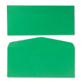 Quality Park Colored Envelope, #10, Commercial Flap, Gummed Closure, 4.13 x 9.5, Green, 25/Pack