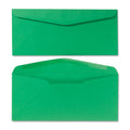 Quality Park Colored Envelope, #10, Commercial Flap, Gummed Closure, 4.13 x 9.5, Green, 25/Pack