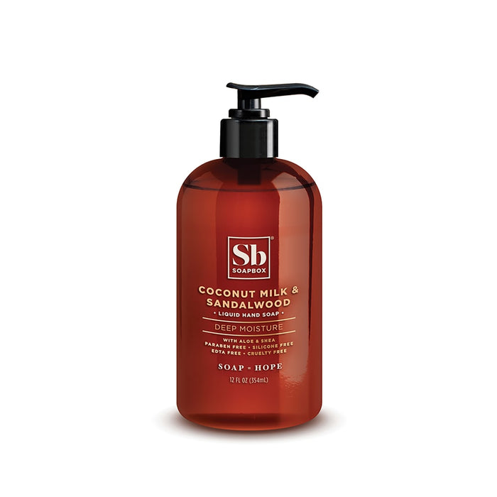 Soapbox Liquid Hand Deep Moisture - Coconut Milk & Sandalwood - 12 Fl Oz by Pasteur Pharmacy