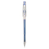Pilot G-TEC-C Ultra Gel Pen, Stick, Extra-Fine 0.4 mm, Blue Ink, Clear Barrel, Dozen