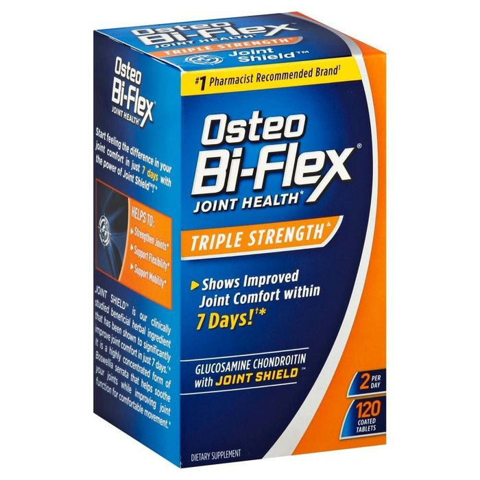 Osteo Bi-Flex Triple Strength, Joint Health Supplement, Glucosamine Chondroitin, Coated Tablets by Pasteur Pharmacy