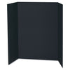 Pacon Spotlight Corrugated Presentation Display Boards, 48 x 36, Black/Kraft, 24/Carton