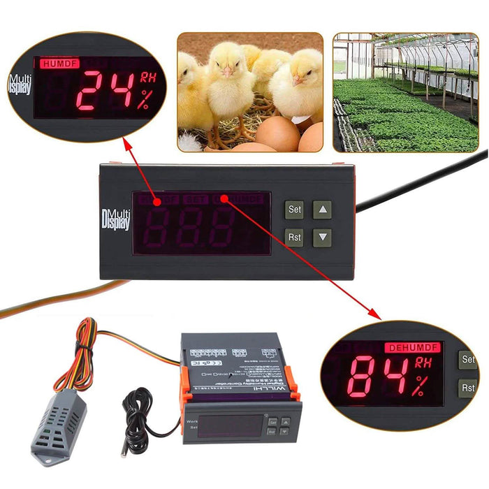 110V Digital Air Humidity Control Controller WH8040 by DailySale