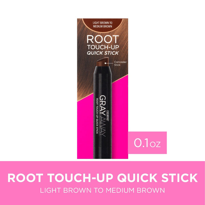 Everpro Gray Away Root Touchup Quick Stick, Light Brown, 0.1 Oz by Pasteur Pharmacy