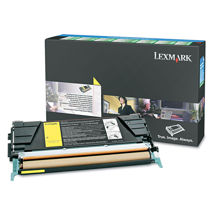 Lexmark C5246YH Return Program High-Yield Toner, 5,000 Page-Yield, Yellow