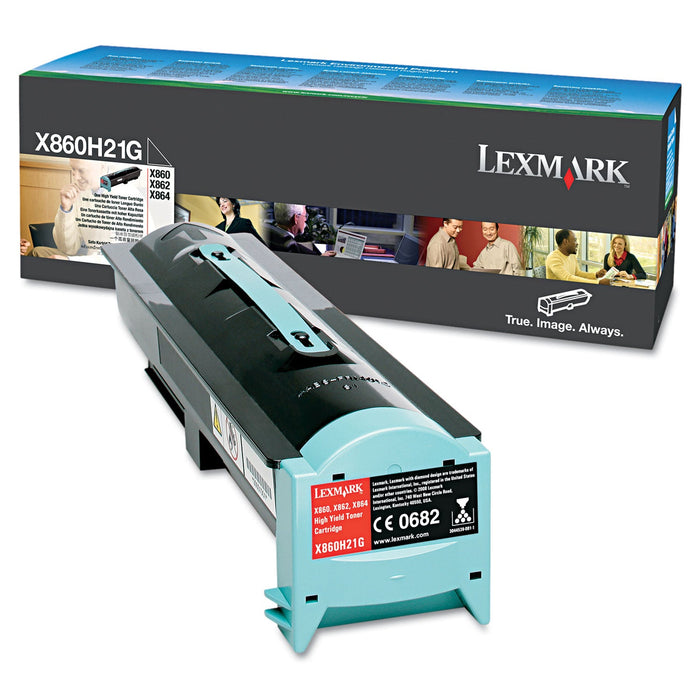 Lexmark X860H21G High-Yield Toner, 35,000 Page Yield, Black