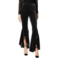 INC International Concepts I.N.C. Velvet Split-Ruffle Leg Pants by Vanessa Jane