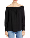Kobi Halperin Jade Off-the-Shoulder Silk Blouse, Size XS by Vanessa Jane