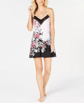 Linea Donatella Lucinda Border-Print Chemise Nightgown, Size Medium by Vanessa Jane