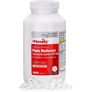 Timely Regular Strength Pain Relief - 325 Mg by Pasteur Pharmacy