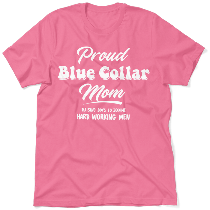 Proud Blue Collar Mom - T-Shirt by Armed American Supply