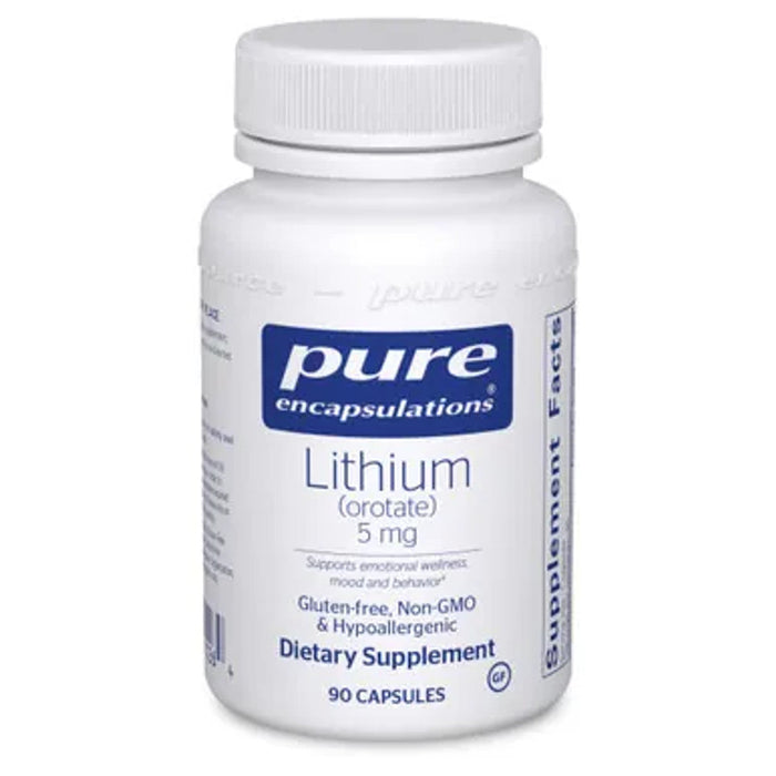 Pure Encapsulations Lithium Orotate 5 Mg, 90 Capsules by Pasteur Pharmacy