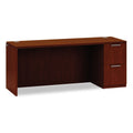 HON Arrive Single Pedestal Credenza, Right, 72w x 24d x 29.5h, Henna Cherry