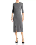 Theory Side Slit MIDI Dress, Size XL by Vanessa Jane