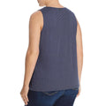 MICHAEL Michael Kors Womens Plus Modal Blend Printed Tank Top, Navy, Size 0X by Vanessa Jane