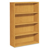 HON 10500 Series Laminate Bookcase, Four-Shelf, 36w x 13.13d x 57.13h, Harvest