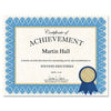 Geographics Certificate Kit, 8.5 x 11, Blue Spiral with Blue Border