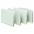 Pendaflex Pressboard Expanding File Folders, 1/3-Cut Tabs: Assorted, Letter Size, 1" Expansion, Green, 25/Box