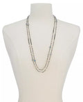 I.n.c. Hematite-Tone Beaded Statement Necklace by Vanessa Jane