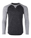 Baseball Retro Raglan - Heather/Black