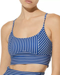 Solid & Striped Soleil Strappy Cutout Sports Bra by Vanessa Jane