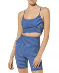 Solid and Striped Soleil High Waist Bike Shorts, Size XS by Vanessa Jane