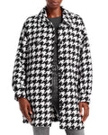 BAGATELLE.NYC Houndstooth Shirt Jacket by Vanessa Jane